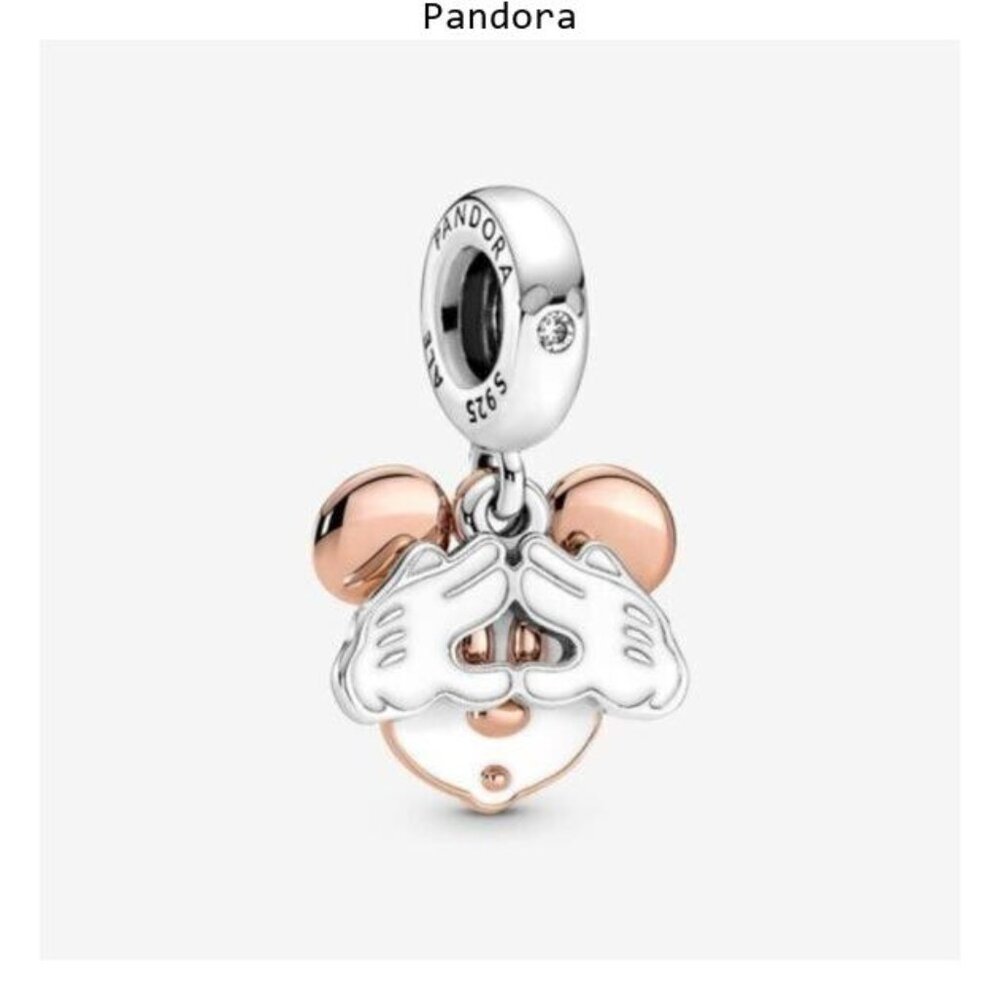 Pandora Mickey Mouse Double Dangle Charm